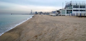 Foto de la platja ja reconstituida